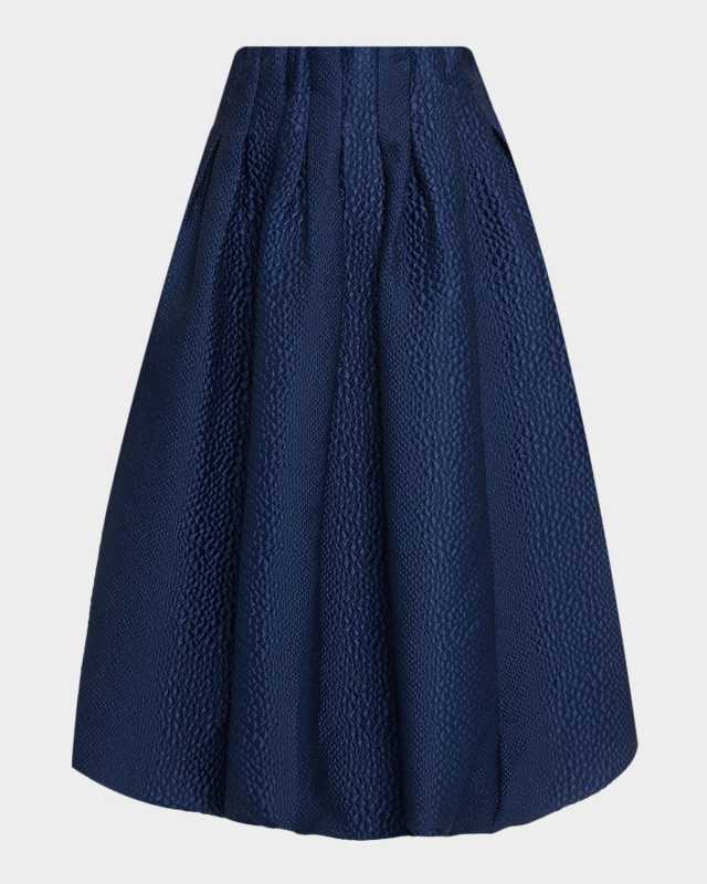 Fayetta Embossed Bubble Skirt